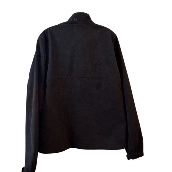 Double Diamond Men's Black Softshell Jacket Size L Water-Repellent - Picture 7 of 11